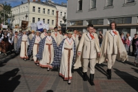 Daugavpils Universitātes studentu deju ansamblis „Laima”. Fotogrāfs J. Dunaiskis