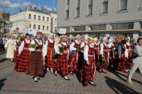 Svētku dalībnieki. Fotogrāfs J. Dunaiskis