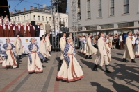Daugavpils Universitātes studentu deju ansamblis „Laima”. Fotogrāfs J. Dunaiskis