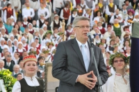Latvijas Republikas Valsts prezidents V. Zatlers koncerta atklāšanā. Fotogrāfs J. Dunaiskis