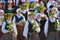 Svētku dalībnieki. Fotogrāfs J. Dunaiskis