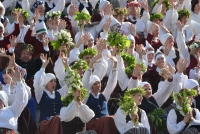 Svētku dalībnieki. Fotogrāfs J. Dunaiskis