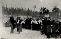 Beresņu katoļu baznīcas koris. Fotogrāfs nav zināms