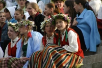 Svētku dalībnieki. Fotogrāfs J. Daunaiskis