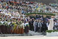 Apvienotais koris. Diriģente T. Broka. Fotogrāfs J. Dunaiskis