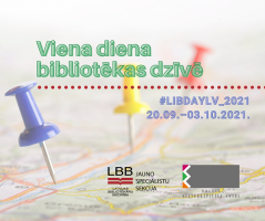 Tuvojas akcijas “Viena diena bibliotēkas dzīvē” norises laiks
