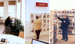 Jaunbūves bibliotēka ver durvis pēc renovācijas