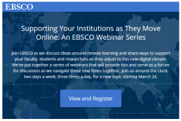 EBSCO vebināri bibliotekāriem