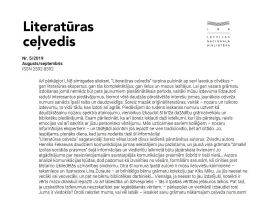 Iznācis Literatūras ceļveža rudens ieskaņas numurs