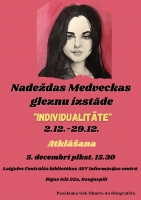 Nadeždas Medveckas izstāde “Individualitāte” 