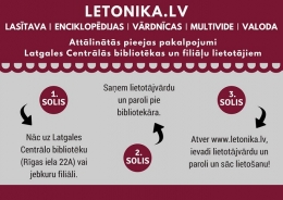 Datubāze “Letonika” bibliotēkas lietotājiem pieejama arī attālināti