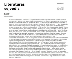Iznācis Literatūras ceļveža oktobra numurs