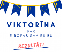 Zināmi Eiropas dienas viktorīnas rezultāti