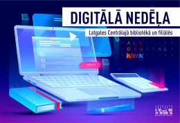 Digitālā nedēļa Daugavpils publiskajās bibliotēkās