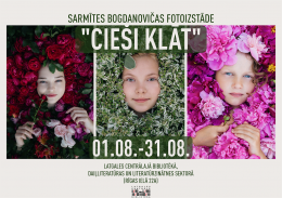 Sarmītes Bogdanovičas fotoizstāde “Cieši klāt” bibliotēkā