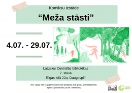 Latgales Centrālajā bibliotēkā būs skatāma Komiksu izstāde “Meža stāsti”