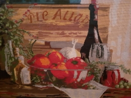 Alfrēdas Bulionko izšūto gleznu izstāde “Pie Allas”